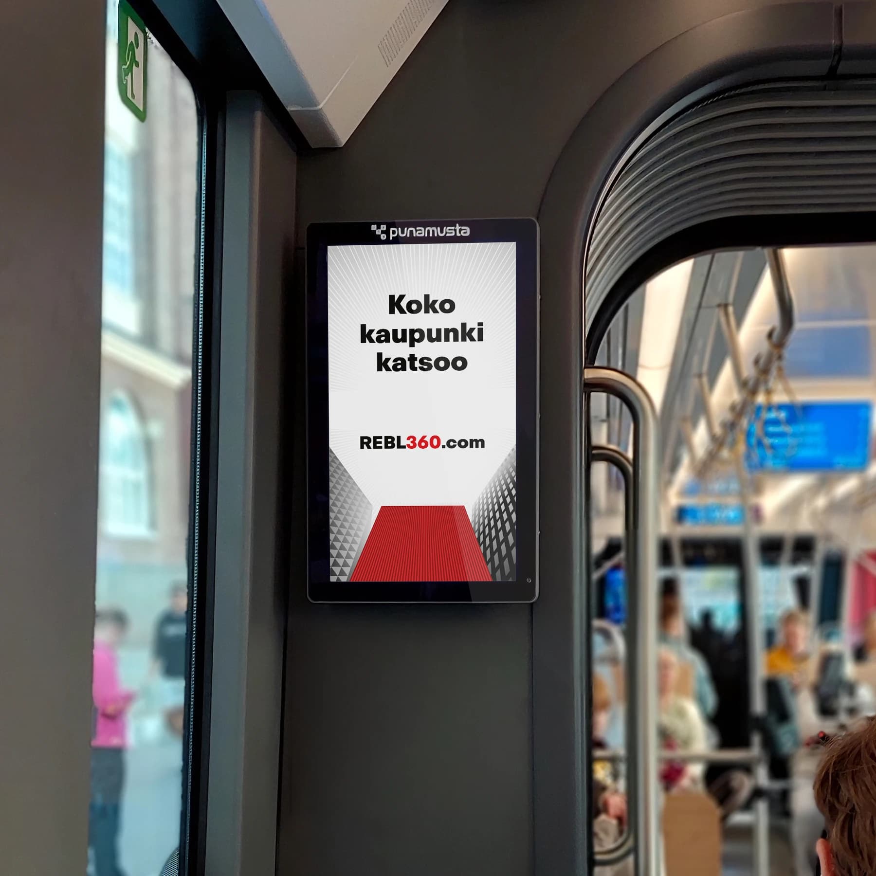 Tampere ratikka - Diginäytöt